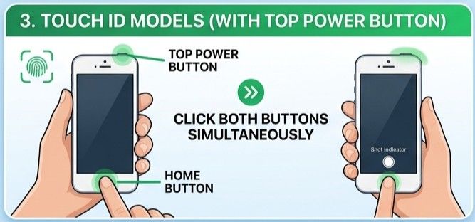 Using Touch ID and Top Button